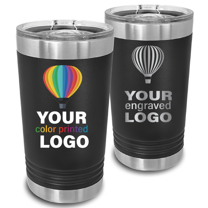 16 oz Promo Beer Pint Tumblers -Mix & Match- Bulk Wholesale Personalized Engraved or Full Color Print Logo
