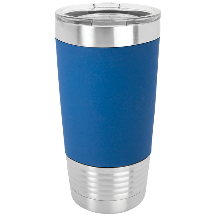 Blank 20 oz Silicone Tumbler, Insulated Stainless Steel + Lid