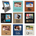 LLF3057SET2- 5x7 Leatherette Photo Frames with Large Engraving Area