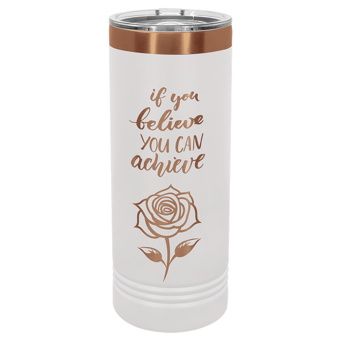 Copper Ion-Plated 22 oz Skinny Polar Camel Tumblers