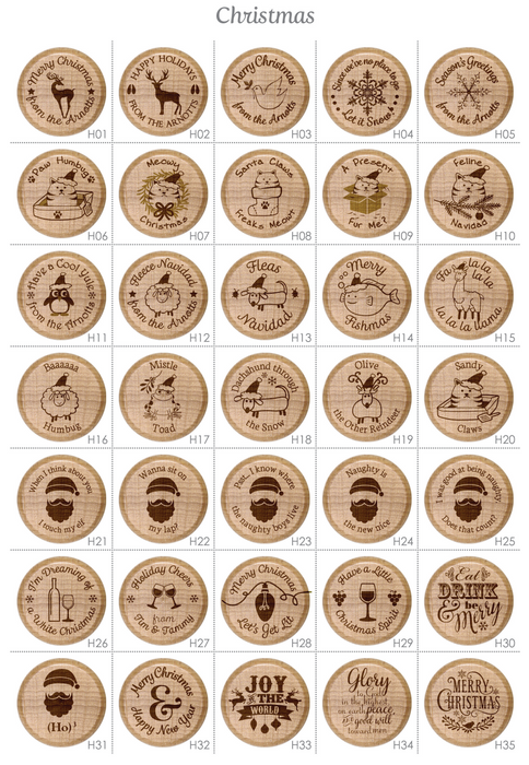 Christmas & Other Holiday Wine Stoppers