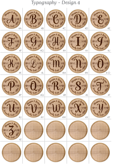 Initial Wedding Wine Stoppers