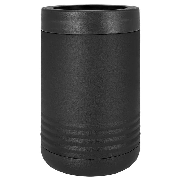 Soporte para bebidas en blanco para lata/botella - Enfriador de latas de acero inoxidable aislado