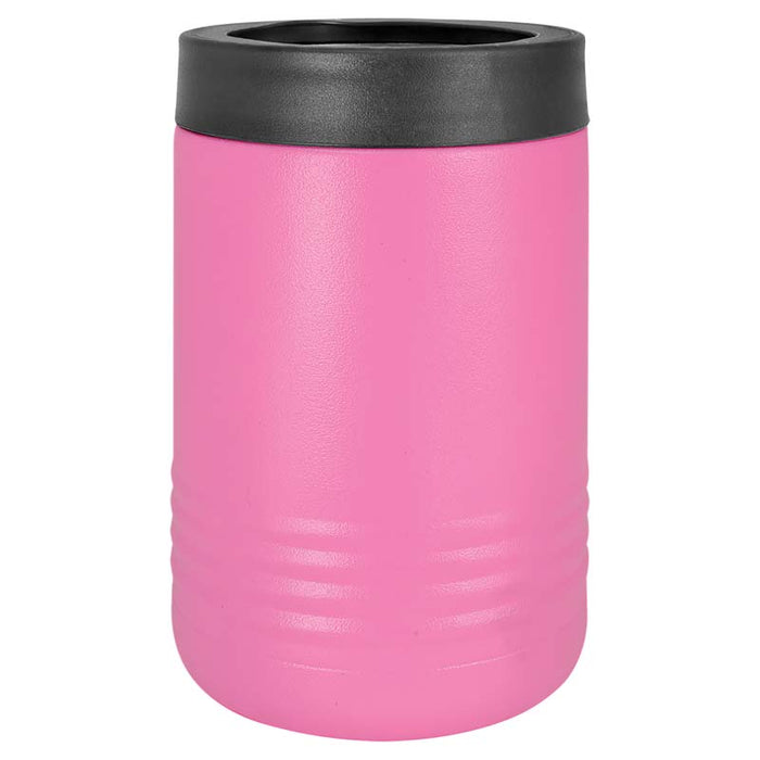 Soporte para bebidas en blanco para lata/botella - Enfriador de latas de acero inoxidable aislado