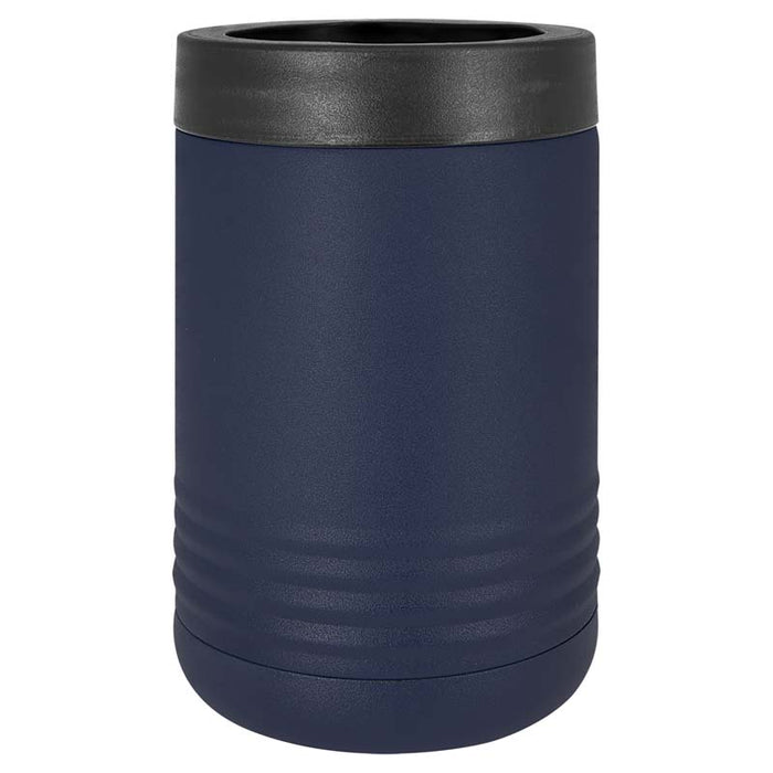 Soporte para bebidas en blanco para lata/botella - Enfriador de latas de acero inoxidable aislado