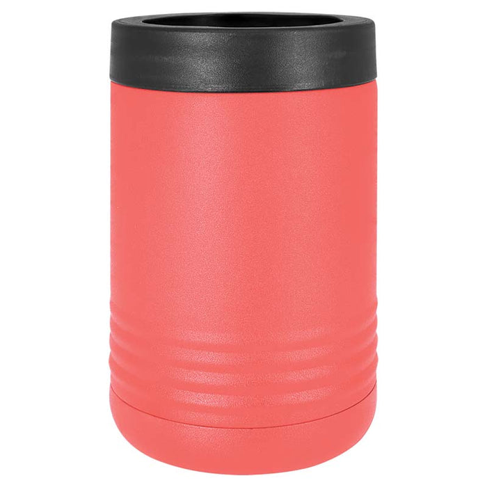 Soporte para bebidas en blanco para lata/botella - Enfriador de latas de acero inoxidable aislado