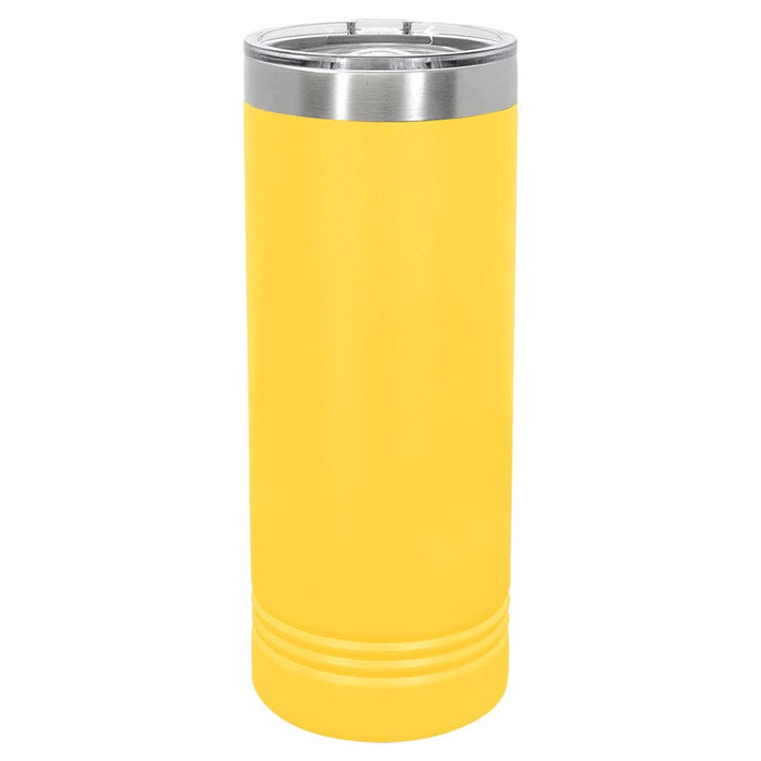 22 oz Skinny Stainless Steel Insulated SureGrip Tumblers, Blank, Polar Camel Lid
