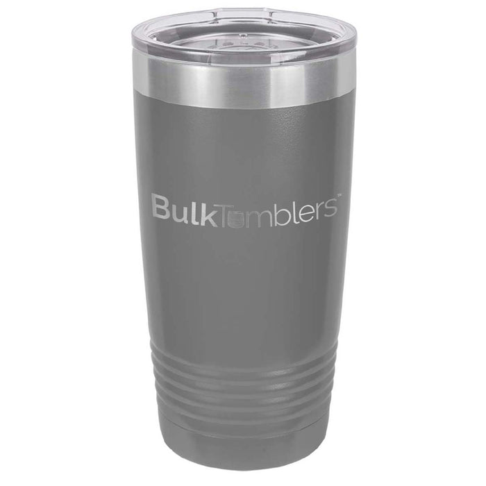 Vaso personalizado promocional de 20 oz -16 colores- Logotipo grabado con láser en acero inoxidable aislado + tapa