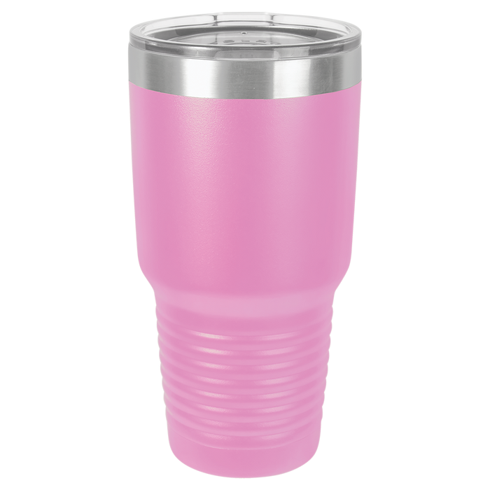 Vasos SureGrip aislados de acero inoxidable de 30 oz, en blanco, tapa de camello polar