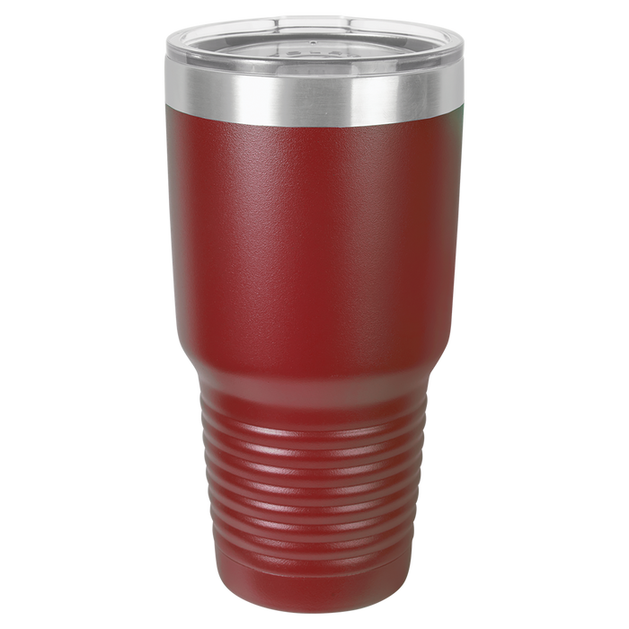 Fuh-Cup Engraving Mistake Vasos SureGrip aislados de acero inoxidable de 30 oz Camel polar con tapa