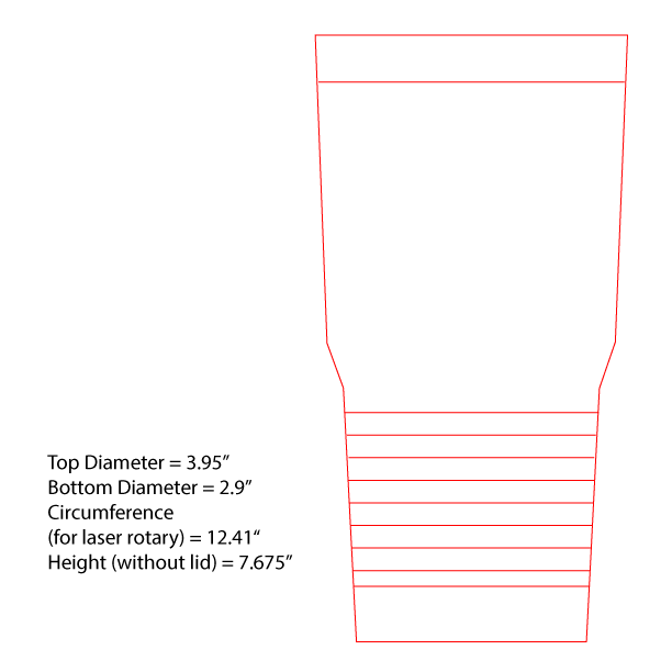 Design Template - 30 oz Tumbler (Polar Camel)