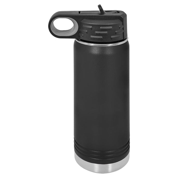 Caja de 24 - Botella de agua deportiva aislada en blanco con recubrimiento de polvo de acero inoxidable de 20 oz Polar Camel