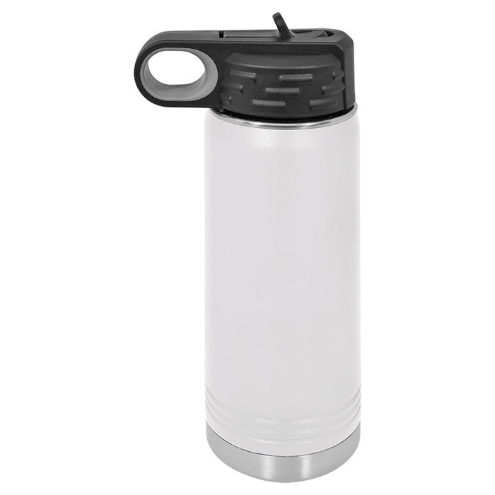 Caja de 24 - Botella de agua deportiva aislada en blanco con recubrimiento de polvo de acero inoxidable de 20 oz Polar Camel