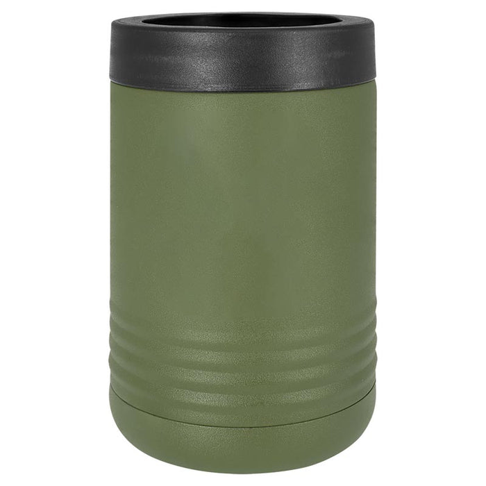Soporte para bebidas en blanco para lata/botella - Enfriador de latas de acero inoxidable aislado