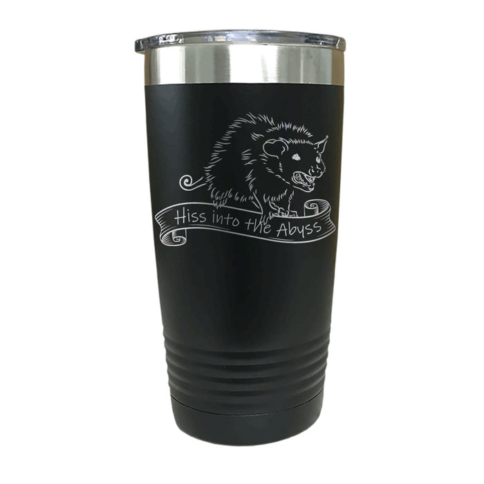 Opossum Hiss into the Abyss Insulated Stainless Steel Tumbler