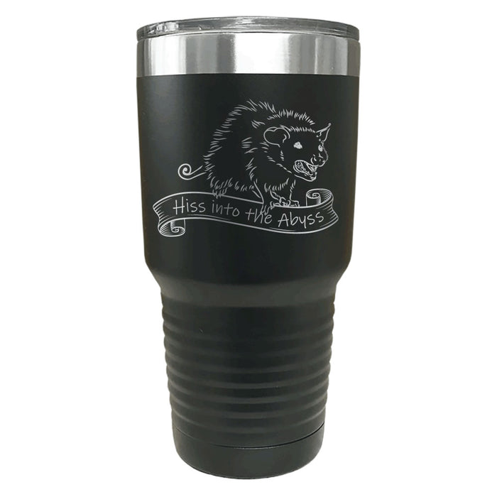 Opossum Hiss into the Abyss Insulated Stainless Steel Tumbler