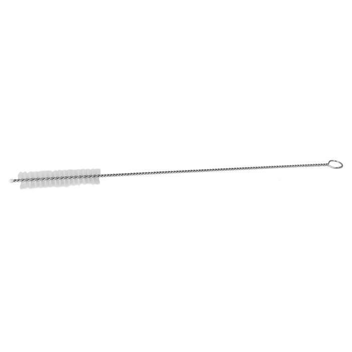 Cepillo de limpieza con pajilla de acero inoxidable de 10"
