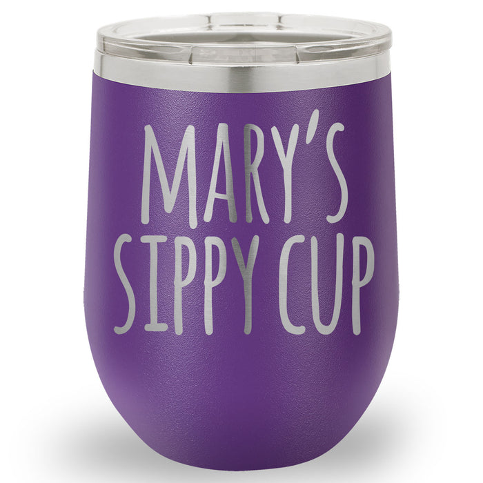 Vaso aislado con nombre personalizado - Elija su estilo