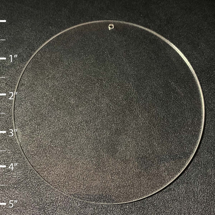 25 Pieces - Round Circle Acrylic Blank Shape - 1" to 5" size
