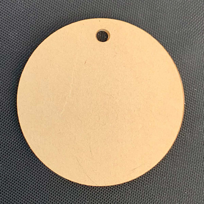 One Piece - Round Circle Acrylic Blank Shape  - 1" to 5" size